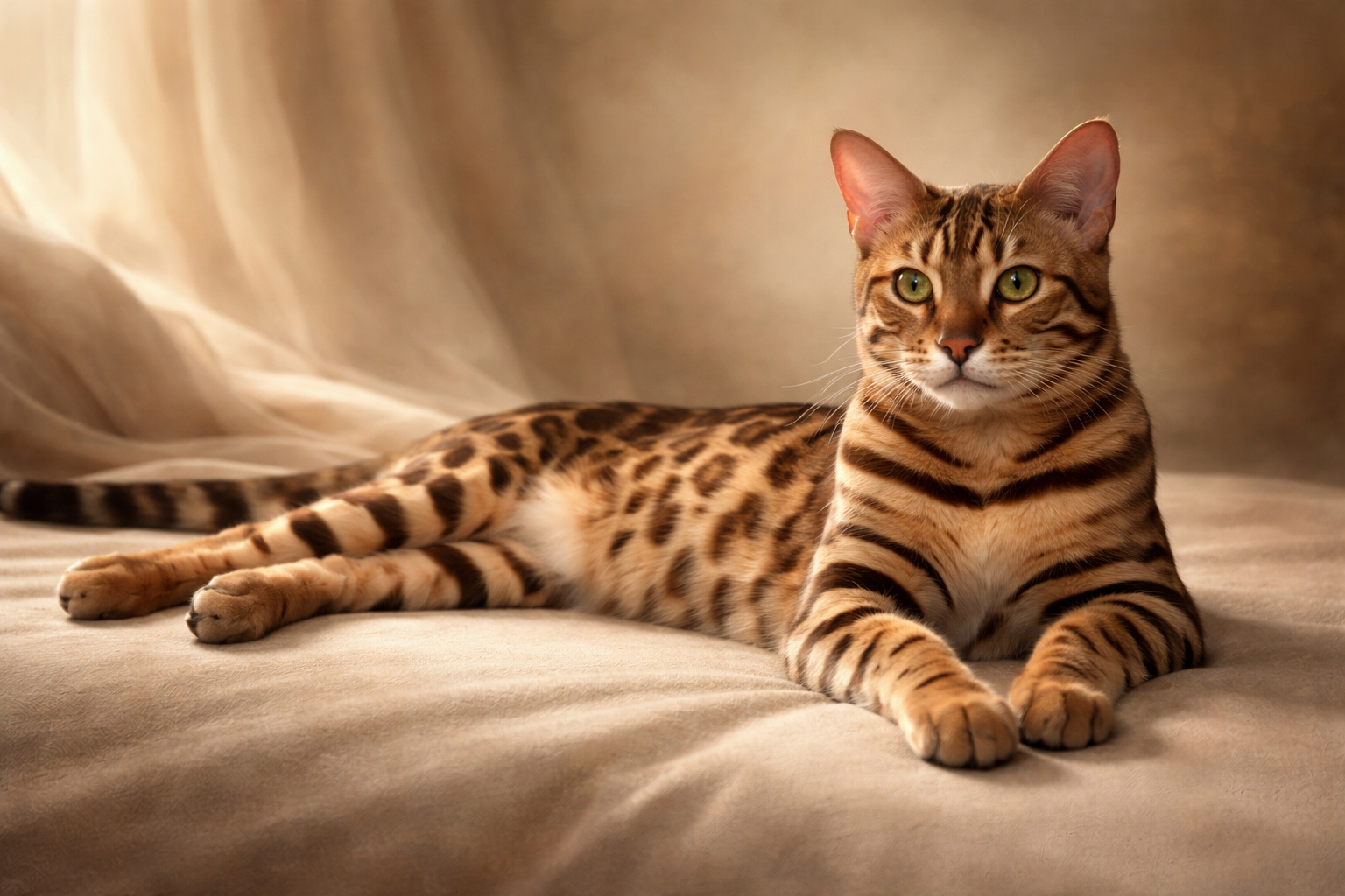 bengaal kat van Nilimistica